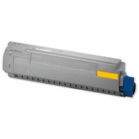 Oki 44643001 - žltý kompatibilný toner pre Oki C801 a C821