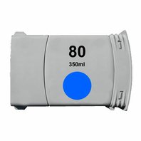 HP 80 C4846A - modrá kompatibilní cartridge