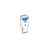 HP 738 676M6A azurová kompatibilní cartridge, 300ml HP 738 676M6A azurová kompatibilní cartridge, 300ml