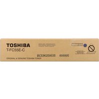 Toshiba T-FC55EC - azúrový originálny toner, 26 tisíc strán, 6AK00000114