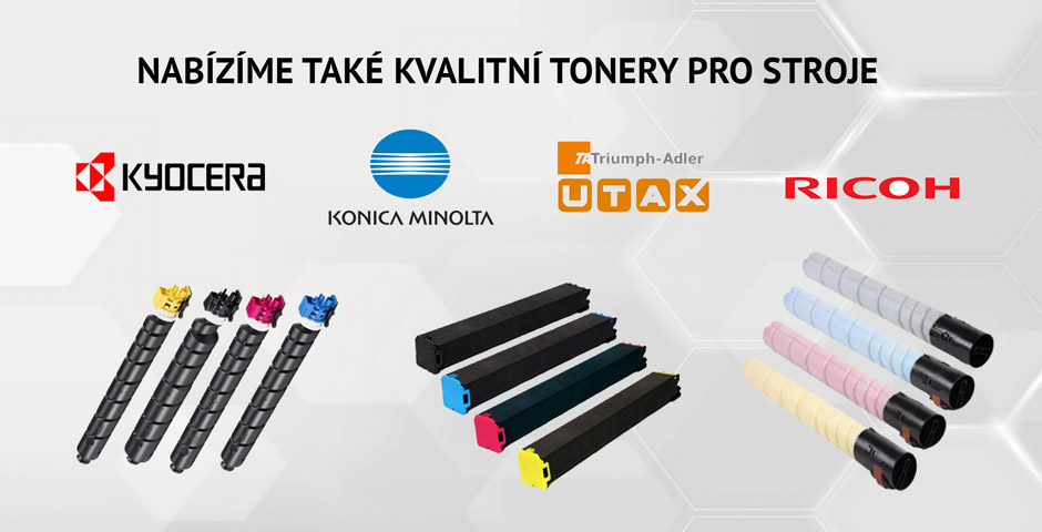 Tonery pro stroje Kyocera, utax, ricoh