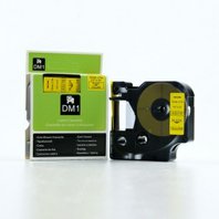 Kompatibilní páska s Dymo 45018 / S0720580, 12mm x 7m, černý tisk / žlutý podklad