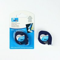 Kompatibilní páska s Dymo 59426 / S0721600, 12mm x 4m, černý tisk / modrý podklad