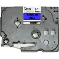 Kompatibilní páska s Brother TZ-511 / TZe-511, 6mm x 8m, černý tisk / modrý podklad