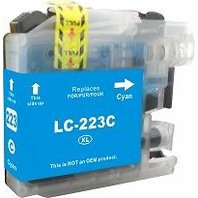 Brother LC 223 XL - azúrová kompatibilná cartridge