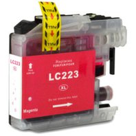 Brother LC 223 XL - červená kompatibilní cartridge
