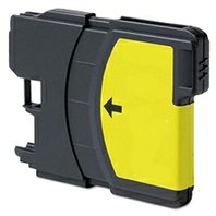 Brother LC980/LC1100 XL - žlutá kompatibilní cartridge